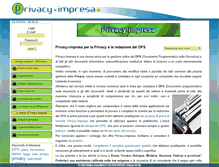 Tablet Screenshot of privacy-impresa.it